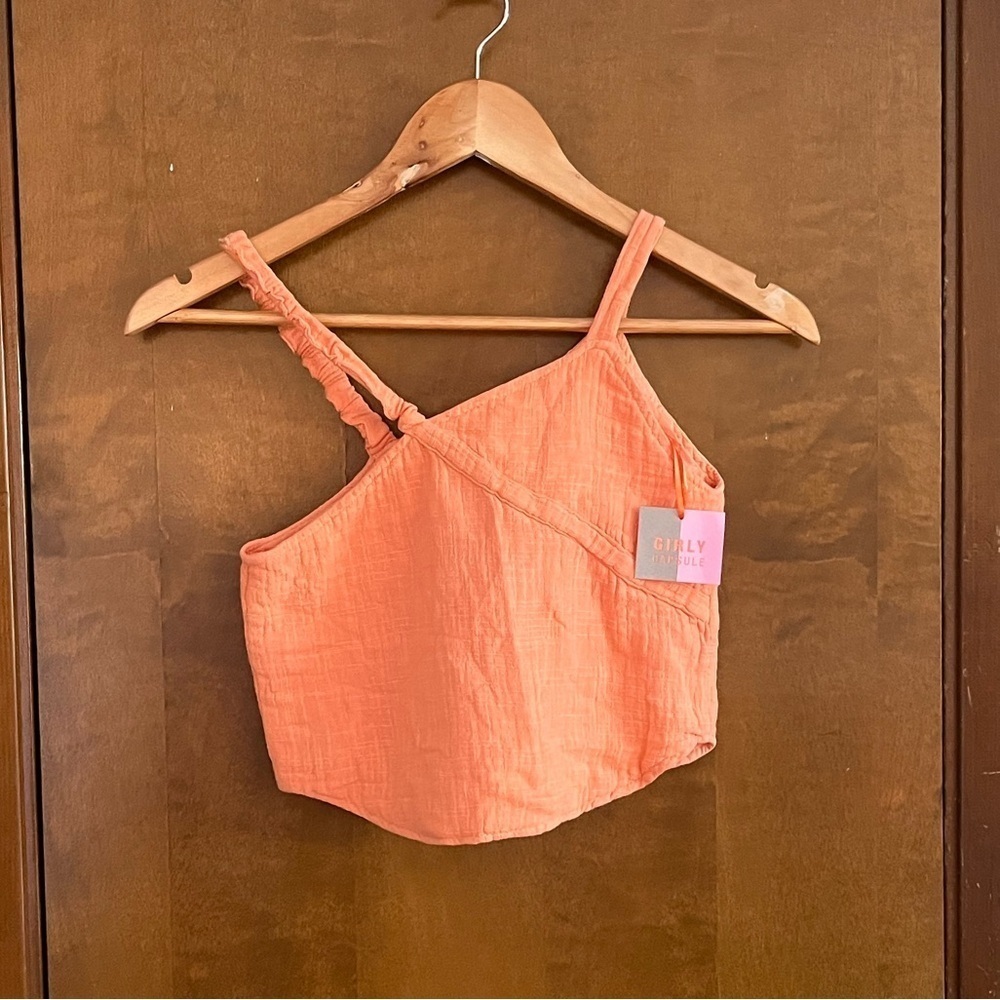 Zara Orange Crop Top Size 10 Girls